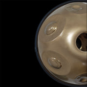 E Amara 13+7 Handpan — Light Gold