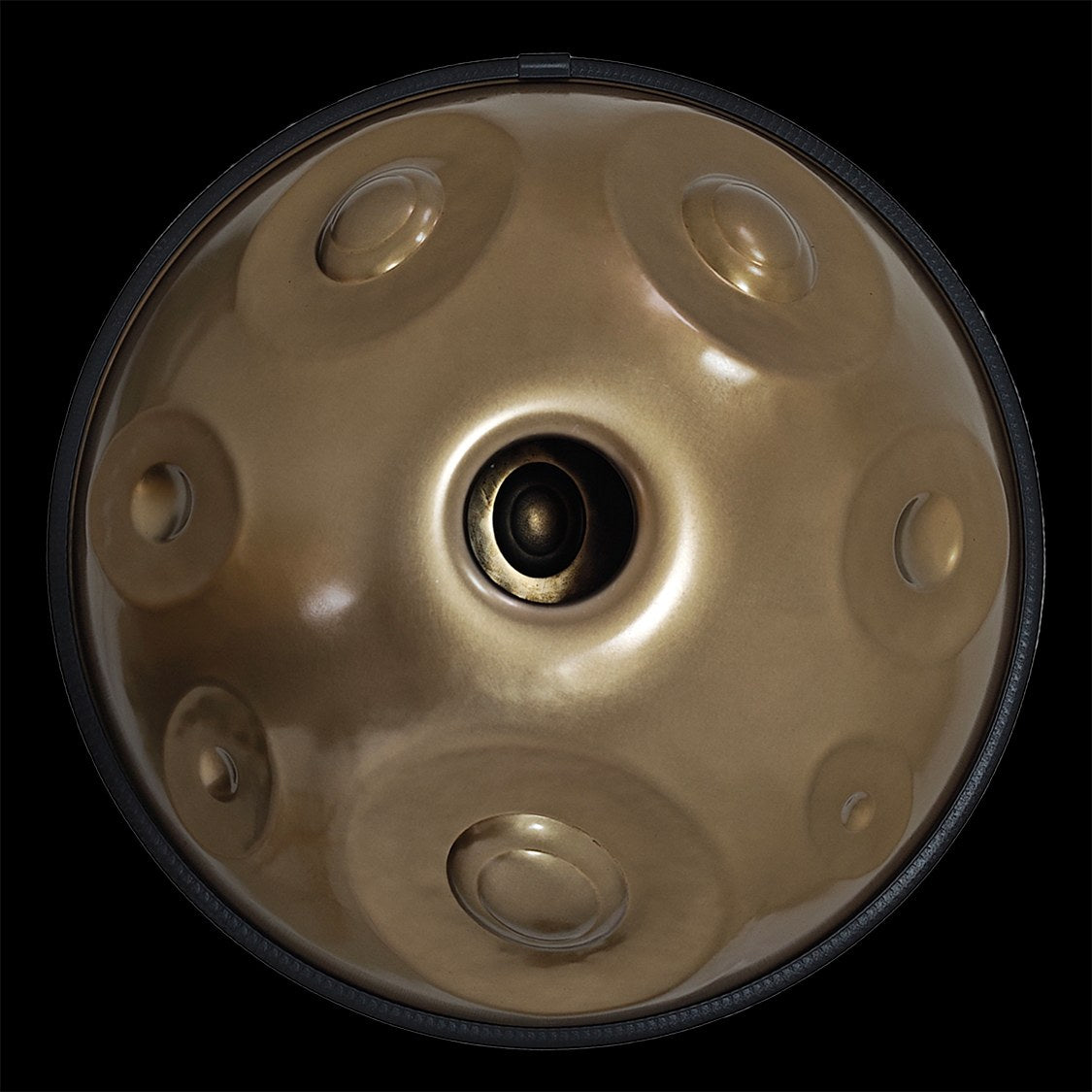 E Amara 13+7 Handpan — Light Gold