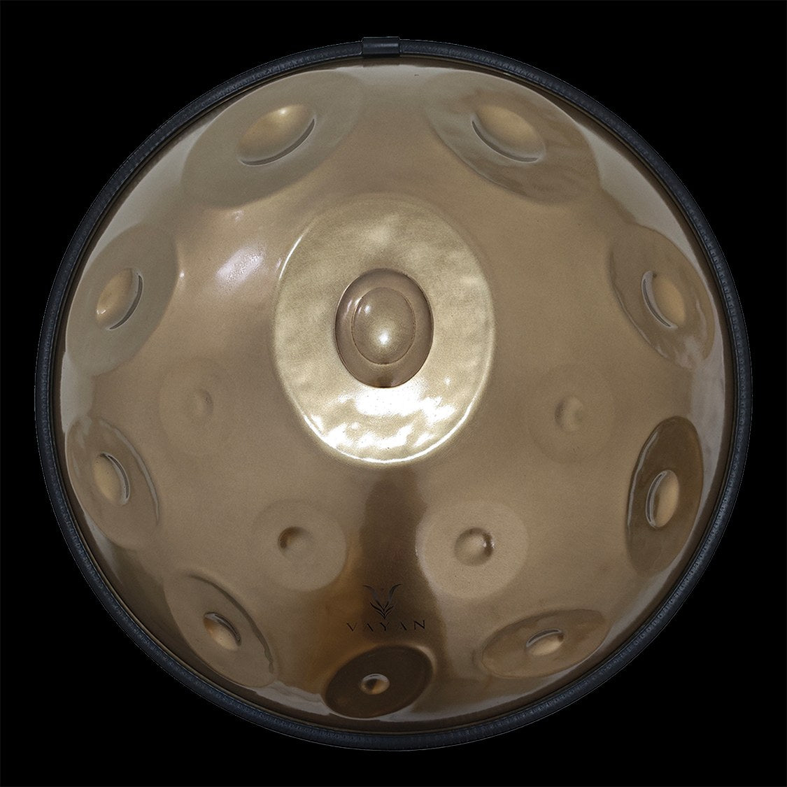 E Amara 13+7 Handpan — Light Gold